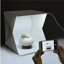 Ürün Çekim Çadırı Mini Fon Fotoğraf Stüdyosu Ledli Işık Perdesi
