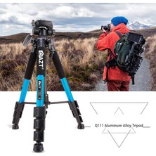 Azt Zomei Q111 10KG Kapasiteli 150CM Çantalı Pan Kafa Profesyonel Tripod Telefon Tutucu Kumanda Ds