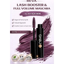 Renkli Hacim Veren Maskara – Vegan ve Temiz Içerikli Yoğun Pigment Etkisi Açık Mor 454