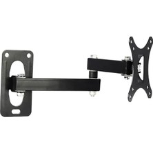 Ayarlanabilir Tv Monitör Duvar Askı Aparatı, 10-32 Inç, Vesa 75X75/100X100MM Uyumlu, Döndürül