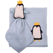 Penguen Uyku Arkadaşı + Müslin Set