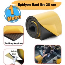 Yapışkanlı Araç Ses Isı Yalıtım Izolasyon Bandı En:20 cm Kalınlık:5 mm Uzunluk 1 Metre Ka