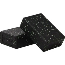 Yoga Blok 2'li - Siyah-Yeşil