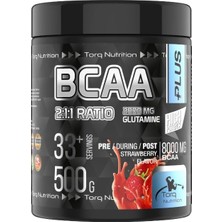 Bcaa+ 500 gr - (Bcaa + L-Glutamine) Çilek Aromalı