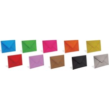 Zarfsan Davetiye Zarfı Renkli 13X18 cm 90 gr 1.hamur 25 Adet