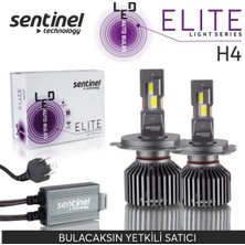 Sentinel Elite H4 LED Xenon Ampülü 65W 12V 12000 Lumen 6500 Kelvin Beyaz Işık