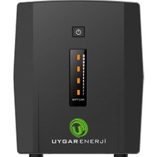 Uygar Enerji Tuna 2200VA Lıne Interactıve Ups 2×12V9AH Yeni Nesil Akülü Güç Kaynağı UPS(2200V