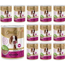 Yetişkin Köpek Biftekli Pate 400 gr x 12 Adet