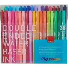 My Color 2 Çift Taraflı Keçeli 36 Renk Set