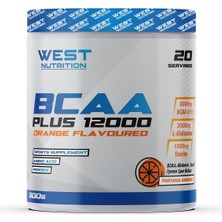 Bcaa Plus 12000 L-Glutamin Taurin - 300 Gr. - Portakal