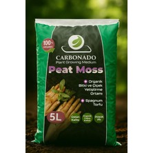 Peat Moss 5l | Hava Alan Torf Toprak, Saksı ve Fide IÇIN%100 Organik Büyüme Ortamı
