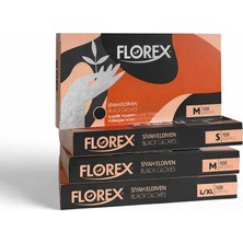 Florex Tek Kullanımlık Hibrit Eldiven - Silikon ve Lateks Içermez, Yumuşak Doku ve Elastik Tasa