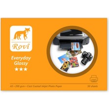 Rovi Everyday Parlak Fotoğraf Kağıdı 200GSM 50YP A3