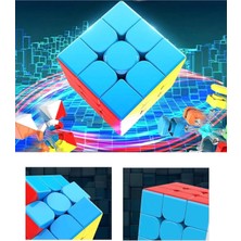 Speed Cupe Rubik Küp Zeka Küpü 3x3 Canlı Renkler Hız Küpü,fidget Oyuncak Akıl Küpü Zeka Oy