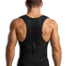 Dik Duruş Korsesi Unisex – Kamburluk Önleyici, Çift Balenli, Günlük ve Spor Kullanıma Uygun