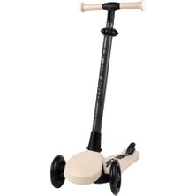 Let's Be Child Let's Ride 3 Tekerlekli Katlanabilir Işıklı Scooter Bej
