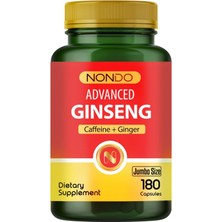 Nondo Ginseng 180 Kapsül Jumbo Boy (Kore Panax Ginseng, Keçiboynuzu, Koenzim Q10)