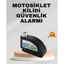 Hace Bazaar Ekonomik Alarm Disk Kilidi Motosiklet Scooter Bisiklet Güvenlik