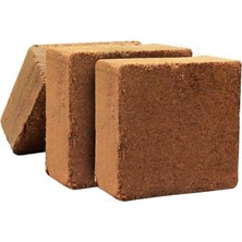 Aymen Çiçekçilik 60-65 Lt Sıkıştırılmış Hindistan Cevizi Torfu - 4-5 kg Blok Ithal Organik