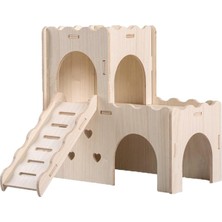 Hamster Hideout Kafesi Aksesuarları - Suriye Cüce Gerbiller ve Fare Fareleri Sıçan Diğer Küç�