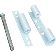 Pvc Pimapen Kapı Pencere Menteşesi - Çelik - 90MM - Beyaz - 10 Adet - Vidalar Dahil