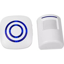 Kablosuz Ev Güvenlik Alarmı, Giriş Alarmı, Ziyaretçi Kapı Zili, 1 Plug-In Alıcı ve 1 Pır Har