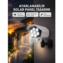 Kyops Pvc+Pc Malzemeli, 2'si 1 Arada Güvenlik Lambası – Ayarlanabilir Başlık ve Panel Açısı - Lisinya