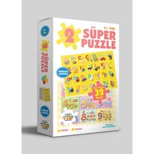TeknoKapsül 2 Süper Puzzle - Alfabe - Sayılar 4+ Yaş