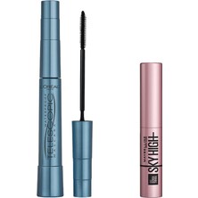 L'oréal Paris Telescopic Suya Dayanıklı Maskara - Siyah & Sky High Mini Maskara Hediyeli