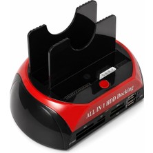 USB 3.0 Docking Station Combo – 2.5” / 3.5” Ide & Sata Hdd/ssd Desteği, Harici Hard Disk Okuy