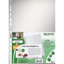 Leitz 4796 Poşet Dosya A4 11 Delikli (100 Adet) Buzlu