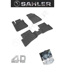 Sahler Renault Clio 3 ile Uyumlu (2005-2012) Araca Özel 4.5d Havuzlu Oto Paspas