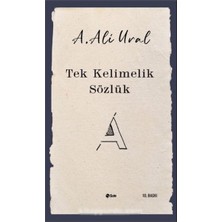 TeknoKapsül Tek Kelimelik Sözlük