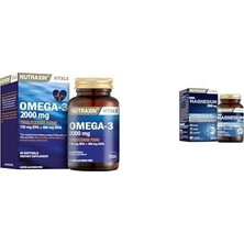 Vitals Omega-3 2000 Mg Epa + Dha Balık Yağı Içeren Takviye Edici Gıda (1 x 60 Kapsül) + Nutrax