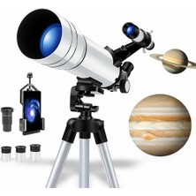 Mdstech 70400 Hd Astronomik Teleskop – 70MM Objektif, 360MM Odak Uzaklığı, Fmc Kaplama, Tripodl