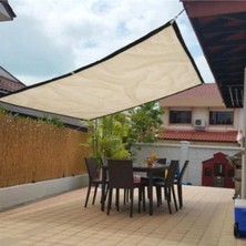 Gölgelik File 0 50X5 Metre 95 Lik Krem Balkon Bezi Çit Örtüsü Filesi 140