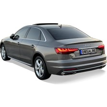 Omsa Line Audi A4 B9 ile Uyumlu Krom Bagaj Çıtası 2016 ve Sonrası