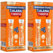 Effervescent Vitamin C-D-Zinc – 1000 Mg C Vitamini, 400 Iu D3 ve 10 Mg Çinko Içeren Portakal Ar