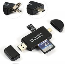 Micro Sd Otg/usb Çoklu Kart Okuyucu Telefon ve Bilgisayar Uyumlu