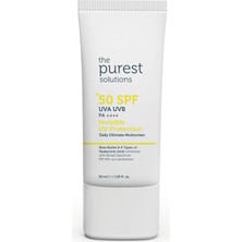 The Purest Solutions, Yüksek Koruma ve Nemlendirici Etkili Güneş Koruyucu Krem Spf 50, 50 ml