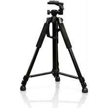 Ayex LT-3366 140CM Tripod – 3 Yönlü Kafa, Su Terazili, 3 kg Taşıma Kapasiteli, Kamera ve Telef