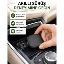 AyrStore Android Auto Kablosuz Bağlantı Adaptörü 5.8ghz Hızlı Wifi ve Kompakt Tasarımlı Yeni Nesil