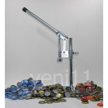 Gazoz Soda Kapağı Kapatma Makinesi +1000 Kapak Şişe Kapatma Aleti