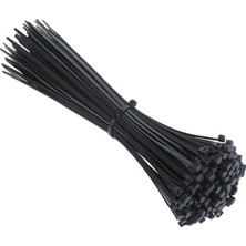 3.6X150 mm Plastik Cırt Kelepçe (100'LÜ Paket) – Dayanıklı, Çok Amaçlı Kablo Bağı (Siyah