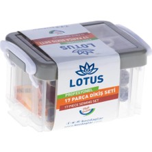 17 Parça Lotus Dikiş Iğne Iplik Seti Nakış Seti Kutuda Organizer