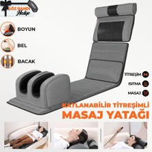 Relaxus RLX20 Katlanabilir Elektrikli Tam Vücut Isıtmalı Masaj Yatağı Boyun Masaj Cihazı Ayak