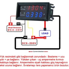 Panel Tip Dc 0-200V 10A Mv Voltmetre Ma Ampermetre M4430
