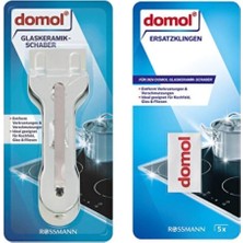 Domol Cam, Seramik ve Fayans Temizleme Malası ve 5 Yedek Başlık