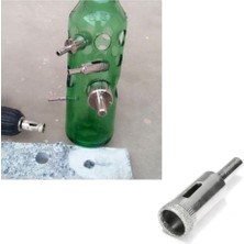 12MM Mermer Granit Fayans Cam Yuvarlak Delme Panç Elmas Uç Yuvarlak Açma Matkap Için Karot