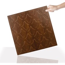 3 Boyutlu Duvar Paneli Kabartmalı Salon Desenli Pvc 41X41 Cm/ 6 Adet /1 M²